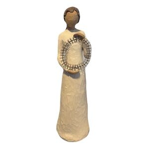 Willow Tree Welcoming Spirit 1999 Susan Lordi 15" Carved Woman Large Statue